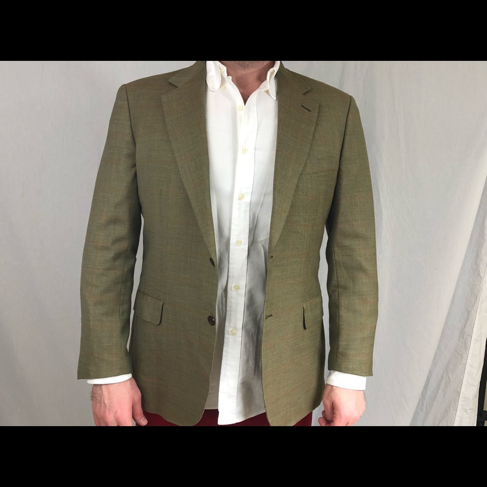 Olive green Brioni for Neiman Marcus Men’s Blazer